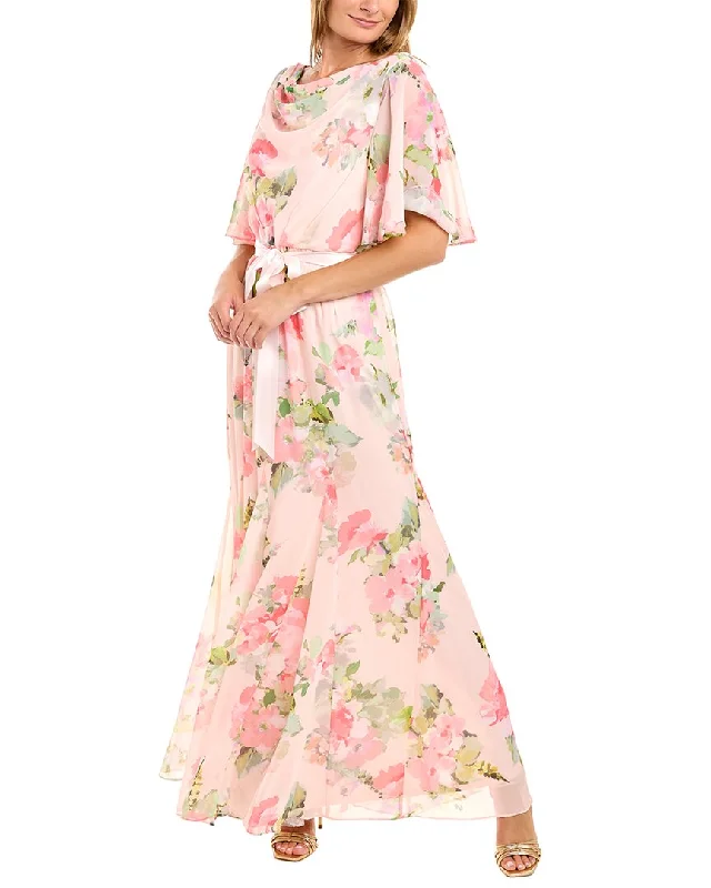 Adrianna Papell Cowl Maxi Dress